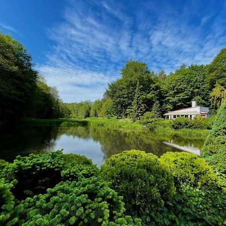 Domek W Glebi Lasu Nad Stawem Wierszyno Extérieur photo